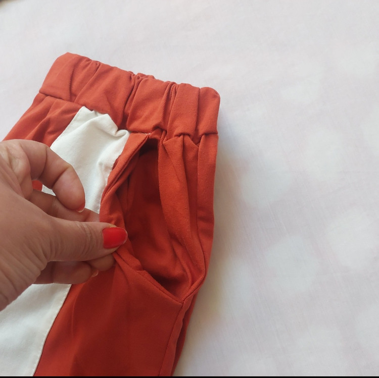 تیشرت و شلوارک پسرانه درجه یک سایز۵۰ آجری