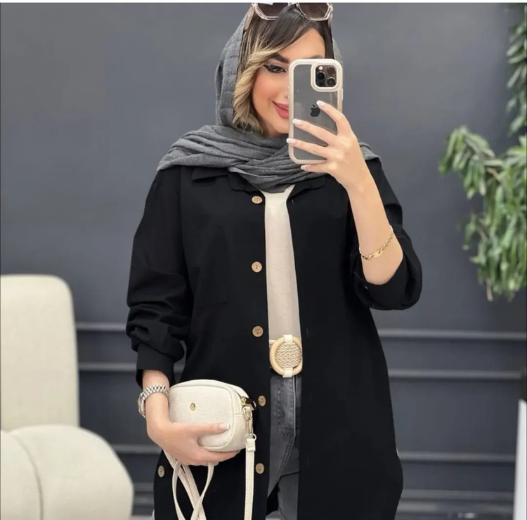 مانتو لینن آنزیم شور مناسب تا سایز ۴۶