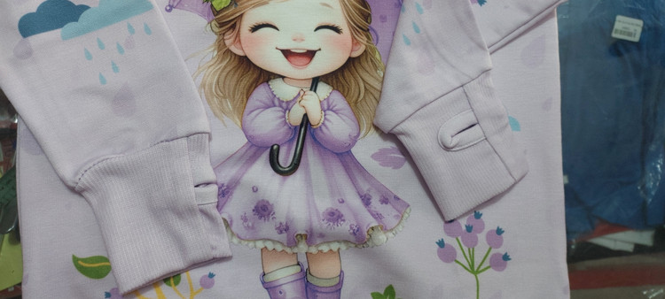 بلوز فینگر دار دخترانه سایز۴۰تا۵۰