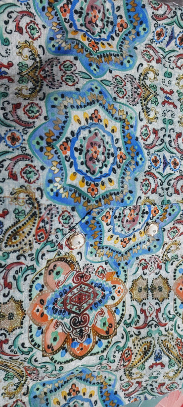 بلوز و شلوار نخی زنانه سایز بزرگ تا ۵۲،۵۴