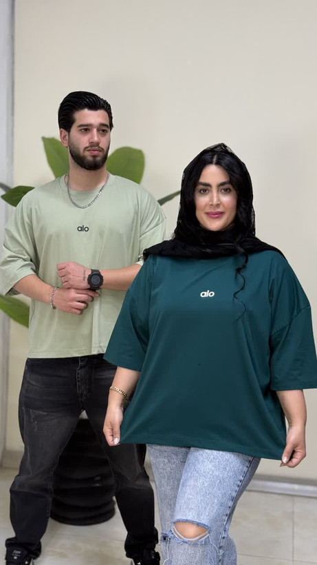 تیشرت باکسی اَلو