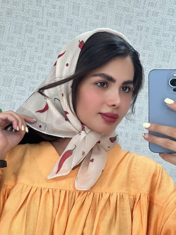 مینی اسکارف ترند نخی فلفل